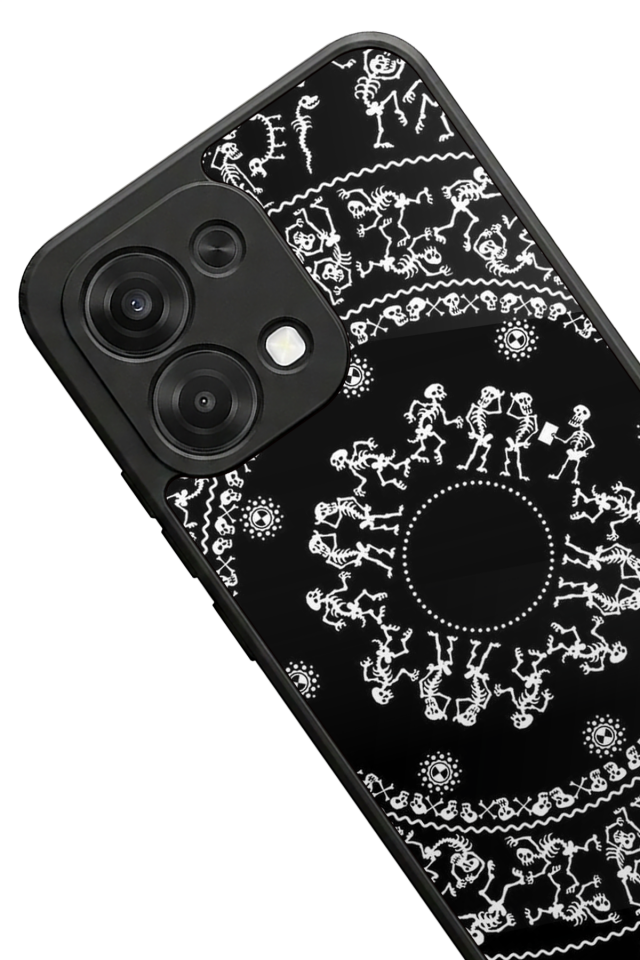 Oppo A6 Pro Uyumlu Mandala Tasarımlı Glossy Premium Kılıf