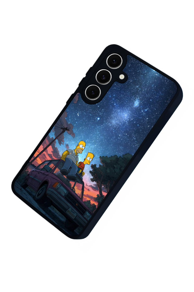 Samsung Galaxy A16 Uyumlu The Simpsons Tasarımlı Glossy Premium Kılıf