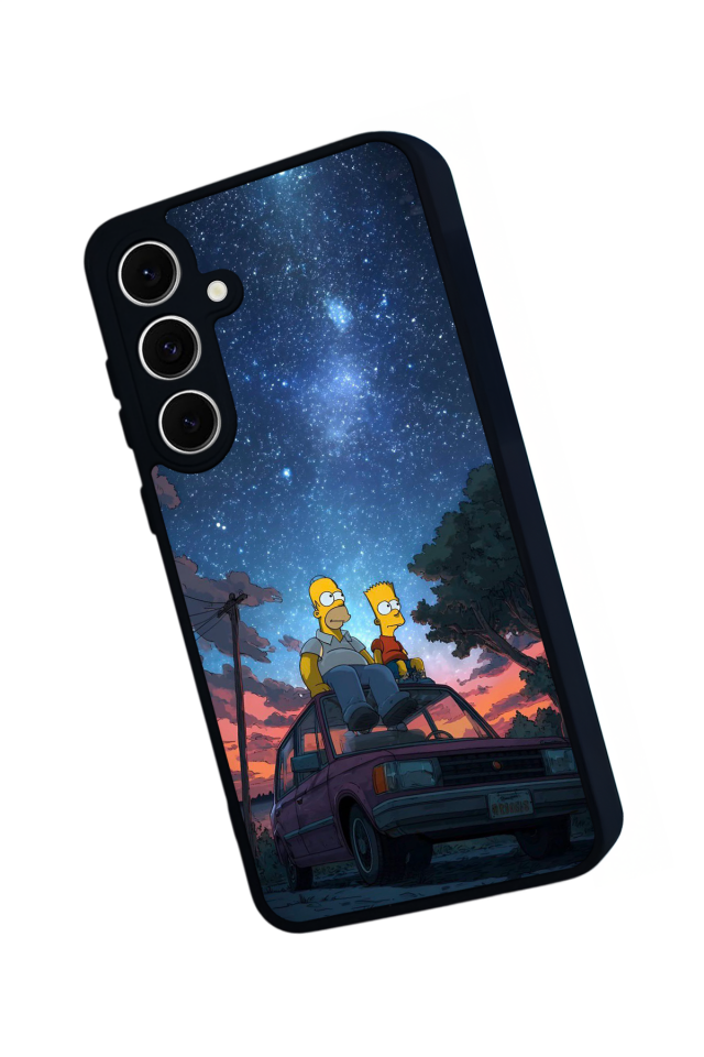 Samsung Galaxy A16 Uyumlu The Simpsons Tasarımlı Glossy Premium Kılıf