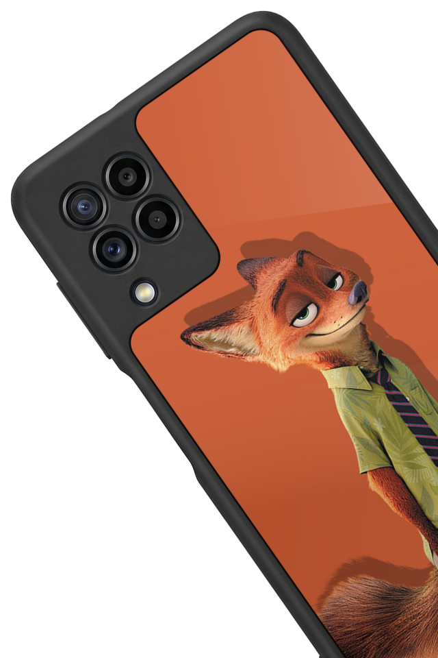 Samsung Galaxy M22 Uyumlu Zootropolis Tasarımlı Glossy Premium Kılıf