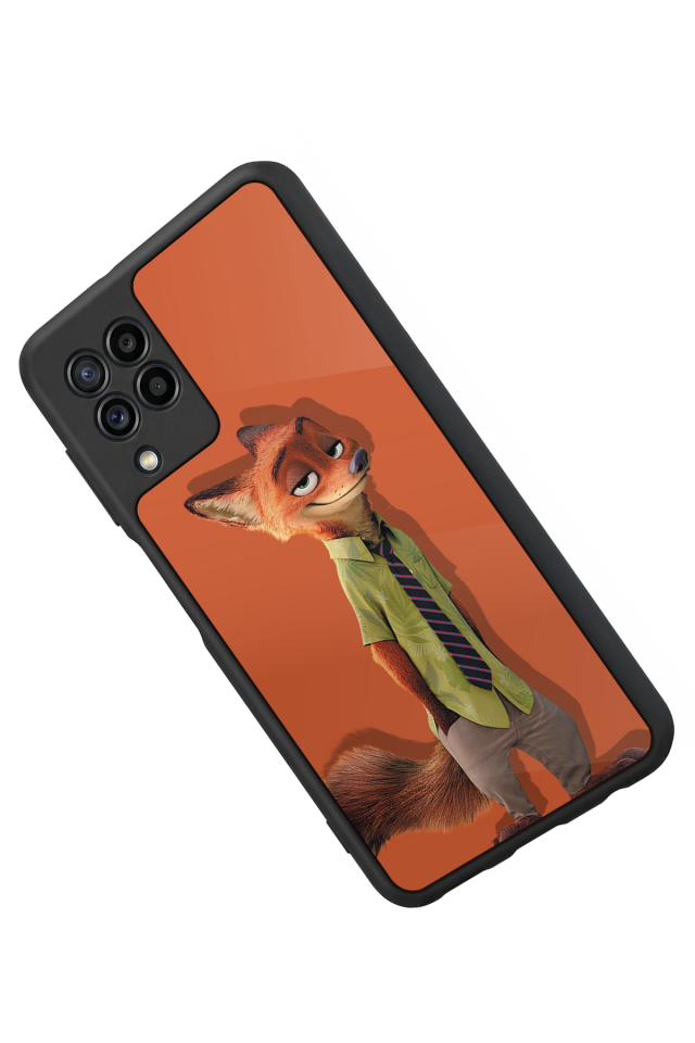 Samsung Galaxy M22 Uyumlu Zootropolis Tasarımlı Glossy Premium Kılıf