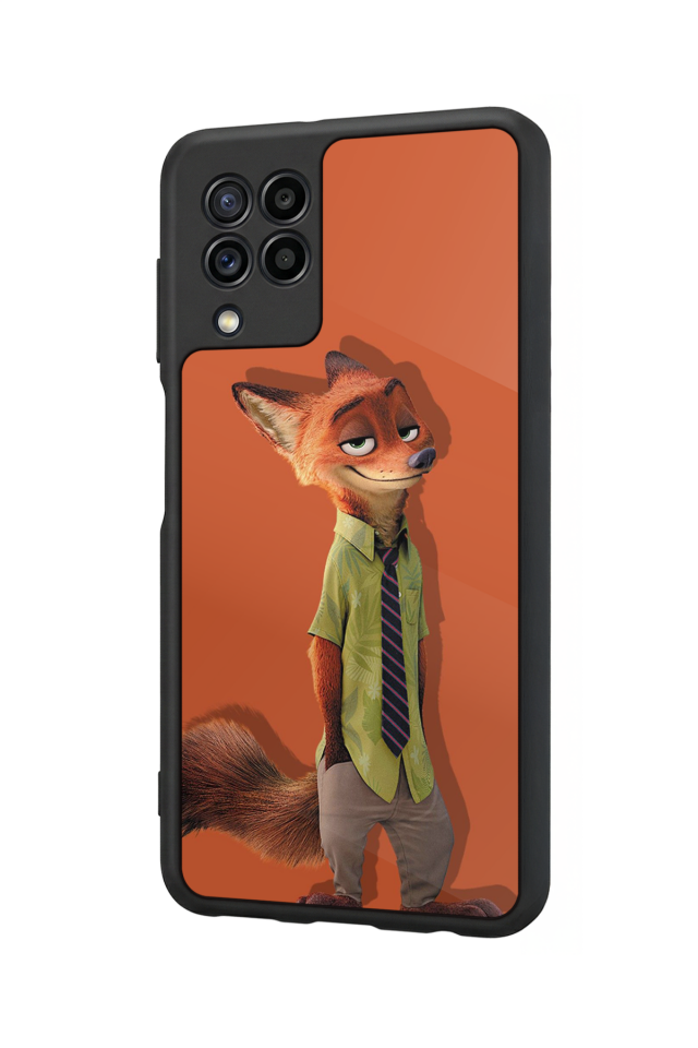 Samsung Galaxy M22 Uyumlu Zootropolis Tasarımlı Glossy Premium Kılıf