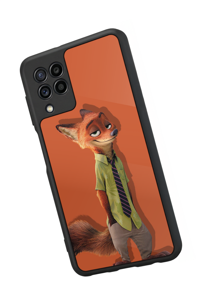 Samsung Galaxy M22 Uyumlu Zootropolis Tasarımlı Glossy Premium Kılıf