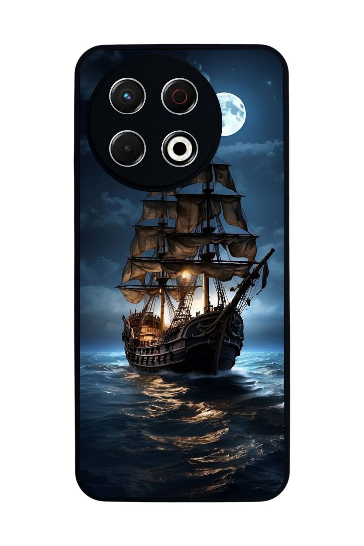 Tecno Spark 30 Pro Uyumlu Korsan Tasarımlı Glossy Premium Kılıf