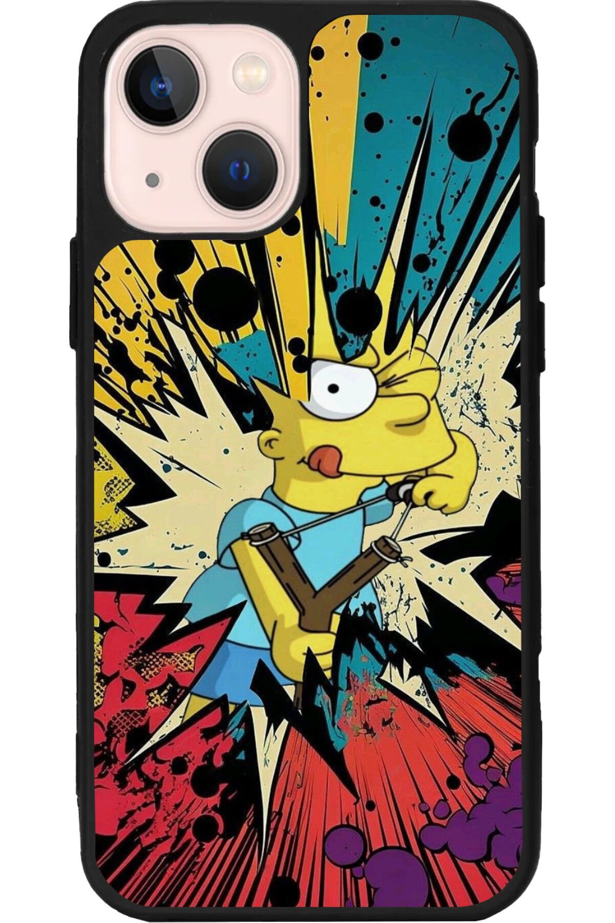 iPhone 13 Mat Siyah Uyumlu Kılıf – Yumuşak Silikon, Koruyucu, Şok Emici Kapak