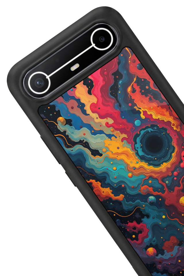 Tecno Spark Slim 5G Uyumlu Abstract Tasarımlı Glossy Premium Kılıf