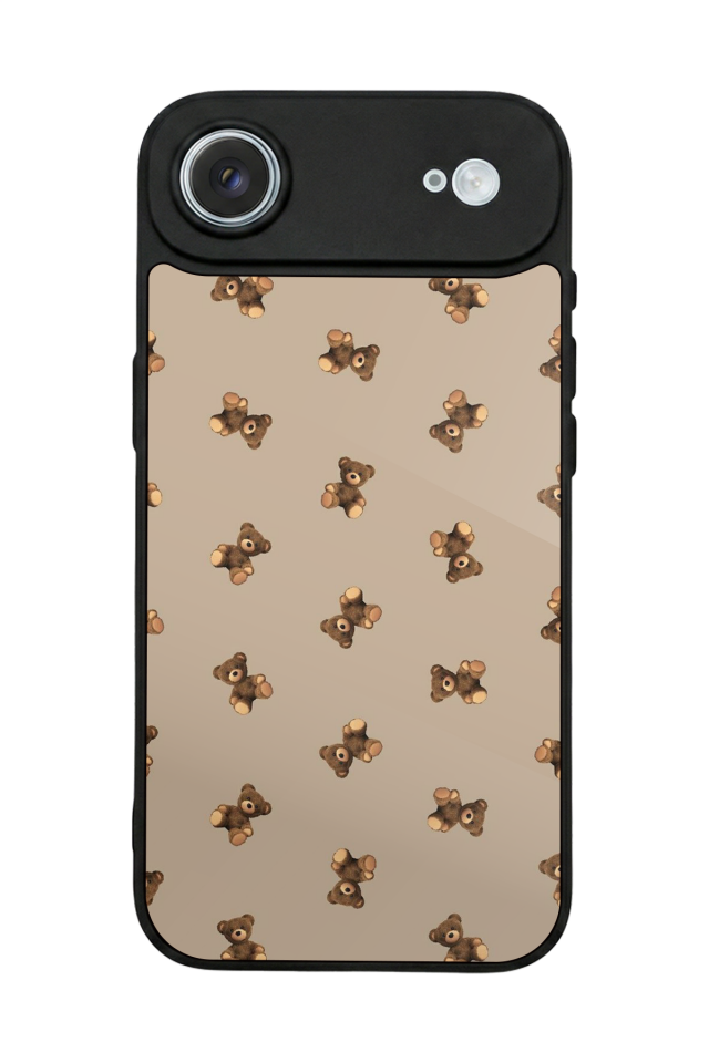 iPhone 17 Air Uyumlu Ayı Tasarımlı Glossy Premium Kılıf