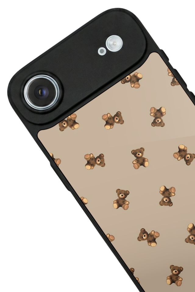 iPhone 17 Air Uyumlu Ayı Tasarımlı Glossy Premium Kılıf