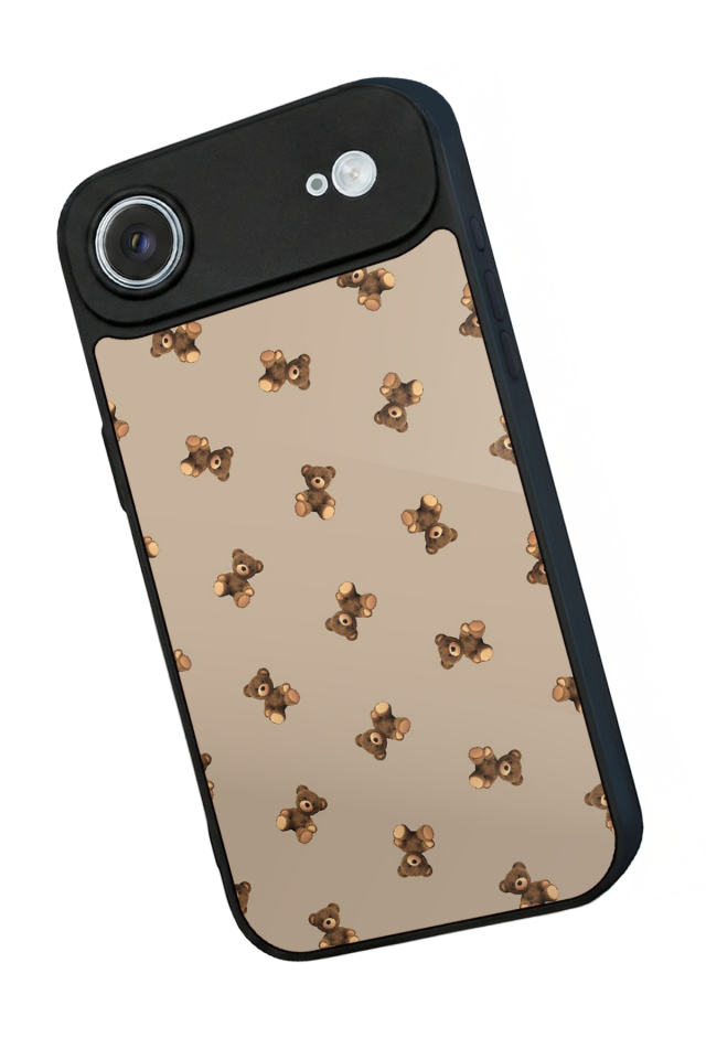 iPhone 17 Air Uyumlu Ayı Tasarımlı Glossy Premium Kılıf
