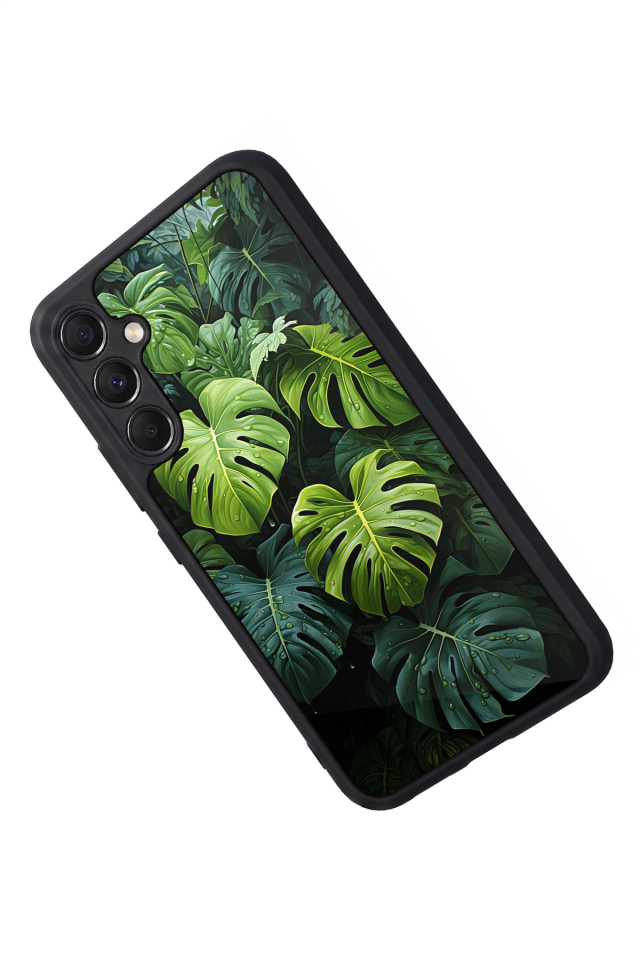 Samsung Galaxy A34 Uyumlu Botanik Tasarımlı Glossy Premium Kılıf
