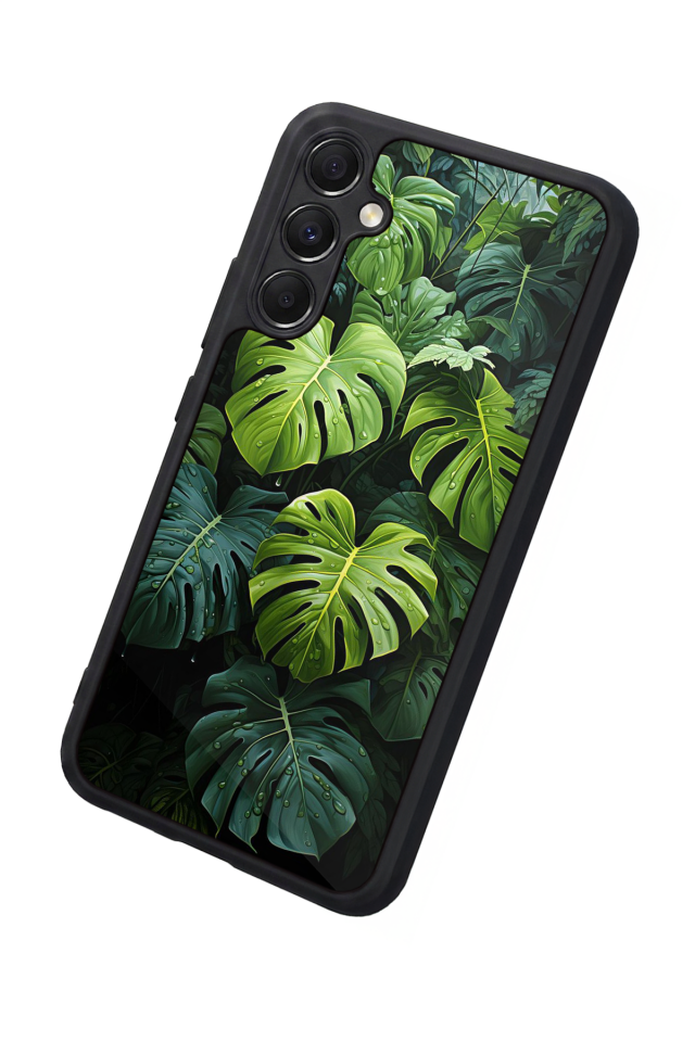 Samsung Galaxy A34 Uyumlu Botanik Tasarımlı Glossy Premium Kılıf