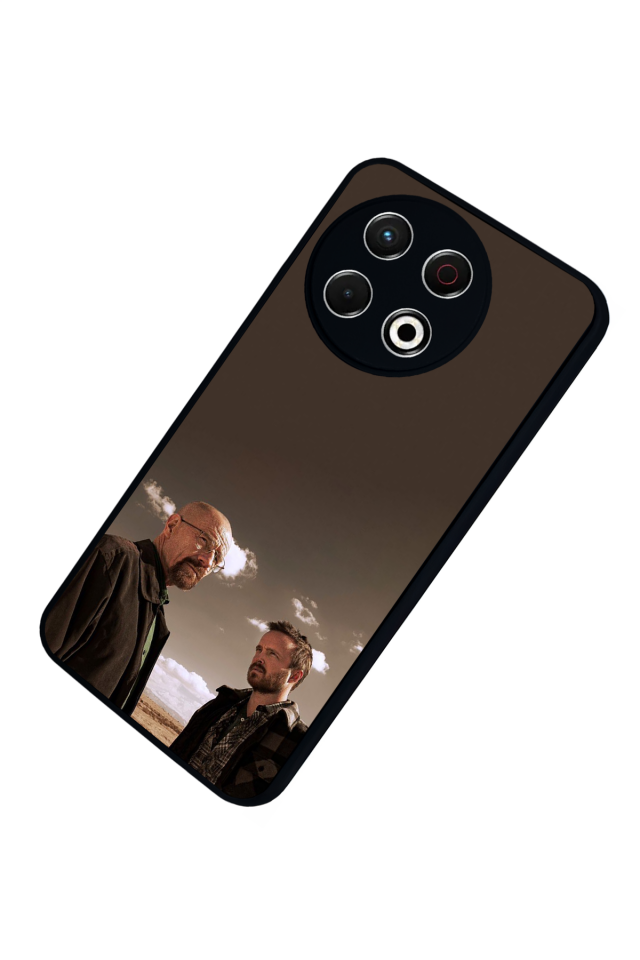 Tecno Spark 30 Pro Uyumlu BreakingBad Tasarımlı Glossy Premium Kılıf