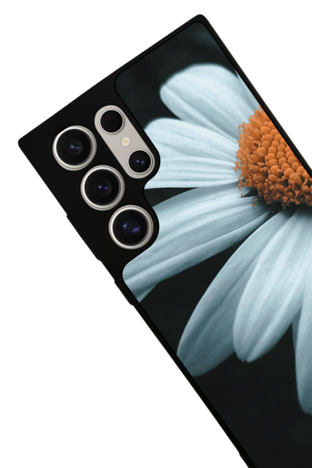 Samsung Galaxy S22 Ultra Uyumlu Cicek Tasarımlı Glossy Premium Kılıf