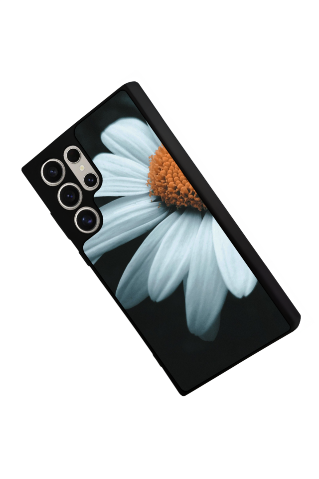 Samsung Galaxy S22 Ultra Uyumlu Cicek Tasarımlı Glossy Premium Kılıf