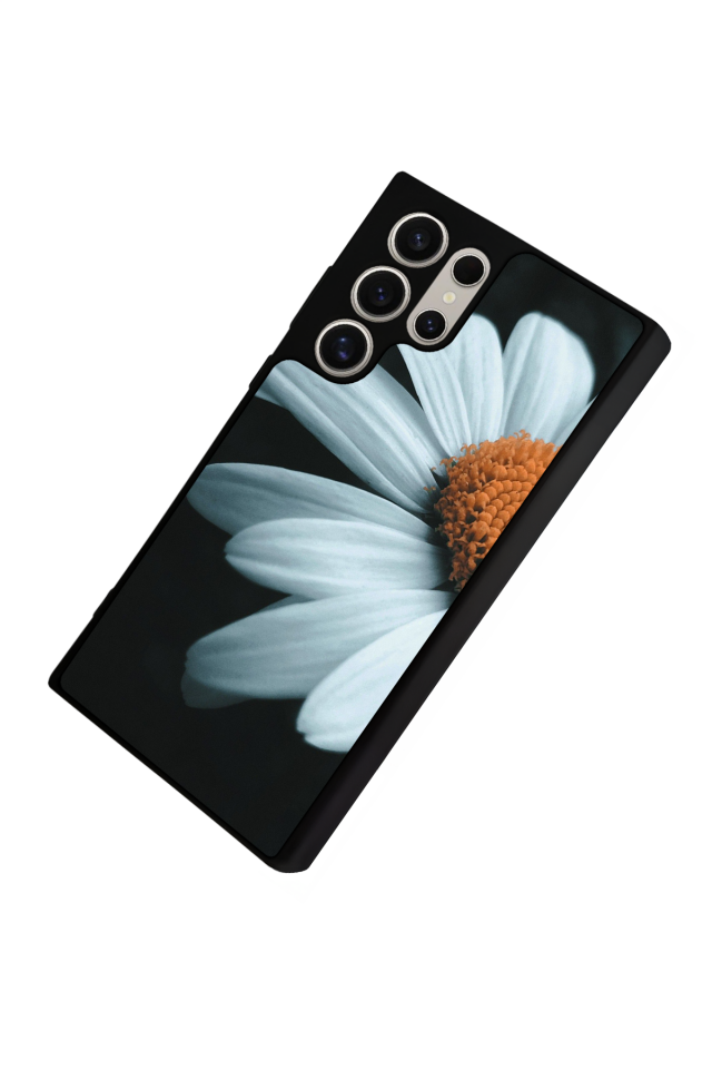 Samsung Galaxy S22 Ultra Uyumlu Cicek Tasarımlı Glossy Premium Kılıf