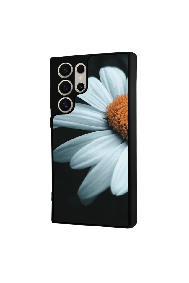 Samsung Galaxy S22 Ultra Uyumlu Cicek Tasarımlı Glossy Premium Kılıf