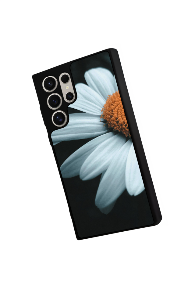 Samsung Galaxy S22 Ultra Uyumlu Cicek Tasarımlı Glossy Premium Kılıf