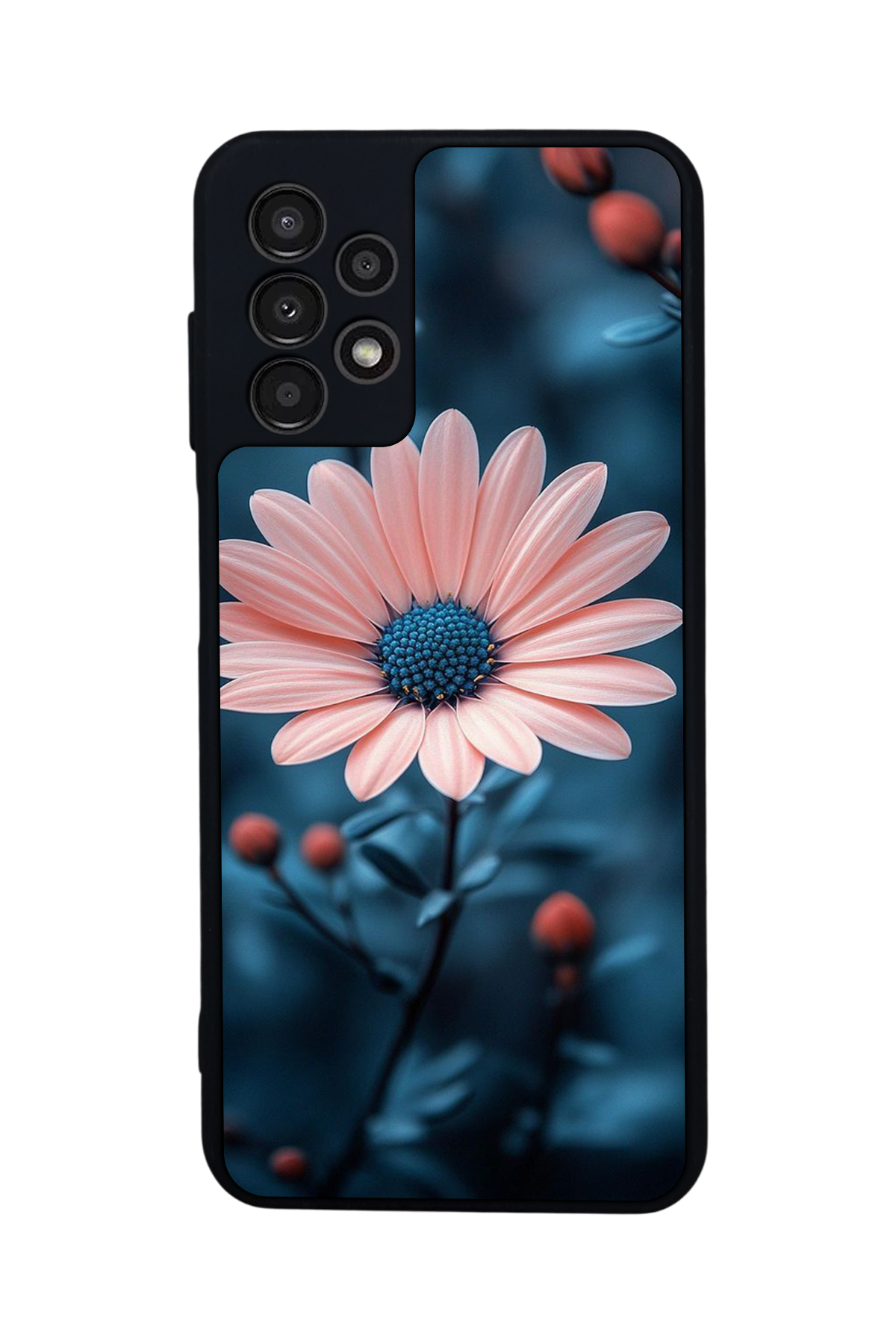 Samsung Galaxy A23 Uyumlu Cicek Tasarımlı Glossy Premium Kılıf
