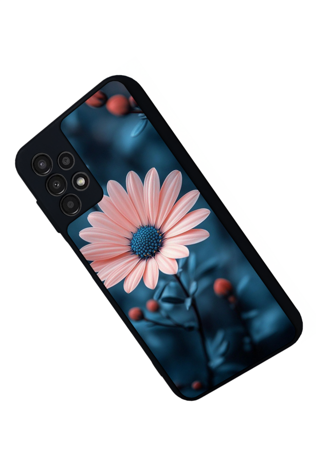 Samsung Galaxy A23 Uyumlu Cicek Tasarımlı Glossy Premium Kılıf