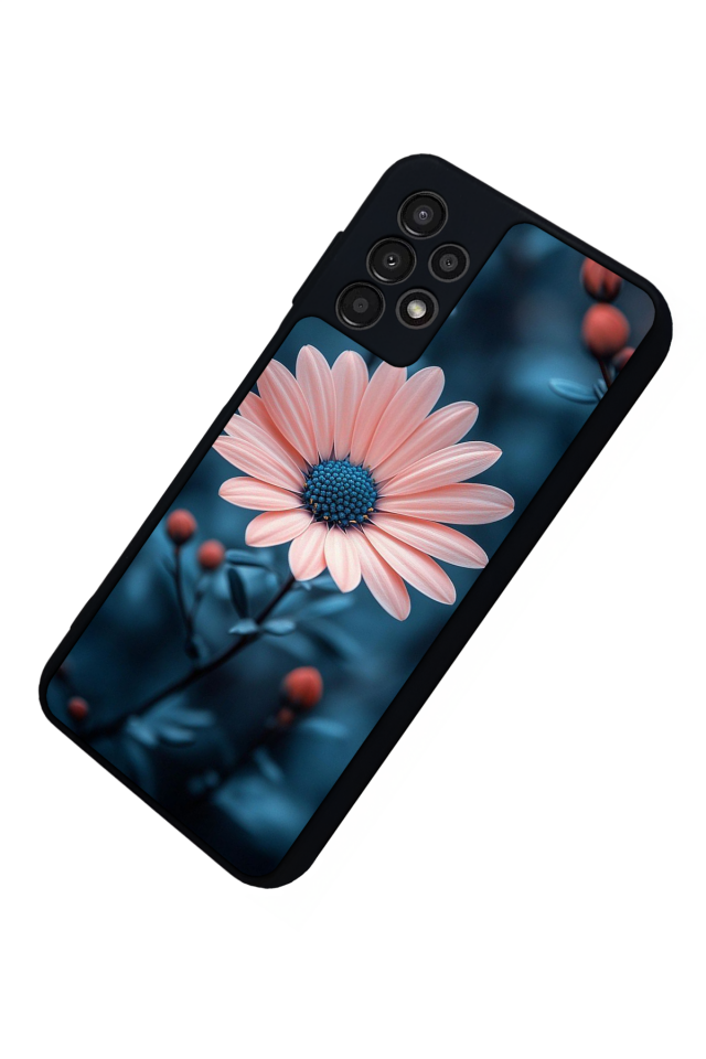 Samsung Galaxy A23 Uyumlu Cicek Tasarımlı Glossy Premium Kılıf