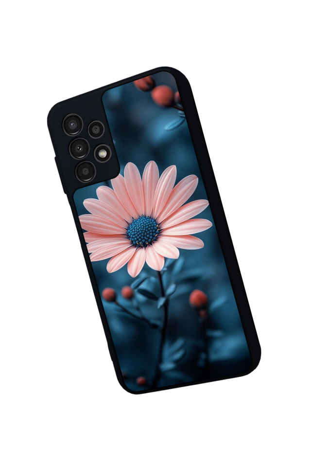 Samsung Galaxy A23 Uyumlu Cicek Tasarımlı Glossy Premium Kılıf