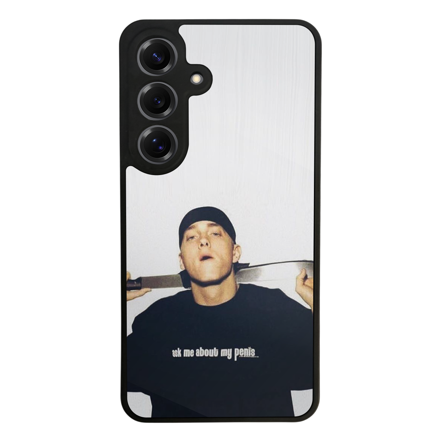 Samsung Galaxy S25 Uyumlu Eminem Tasarımlı Glossy Premium Kılıf
