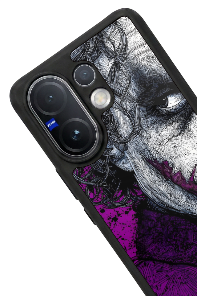 Vivo V60 Uyumlu Joker Tasarımlı Glossy Premium Kılıf
