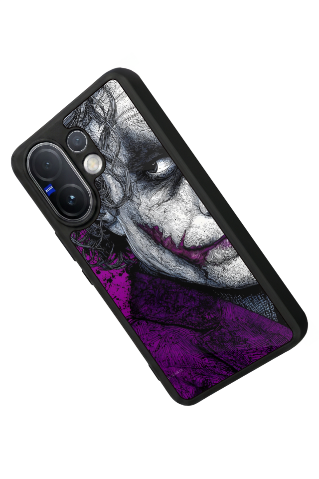 Vivo V60 Uyumlu Joker Tasarımlı Glossy Premium Kılıf