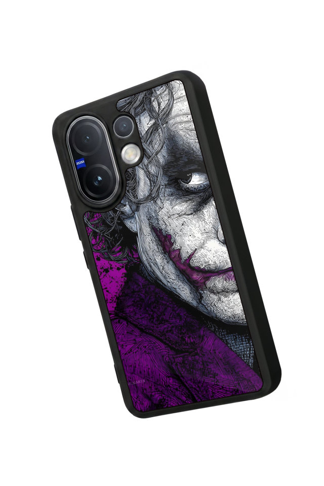Vivo V60 Uyumlu Joker Tasarımlı Glossy Premium Kılıf