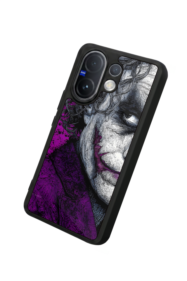 Vivo V60 Uyumlu Joker Tasarımlı Glossy Premium Kılıf