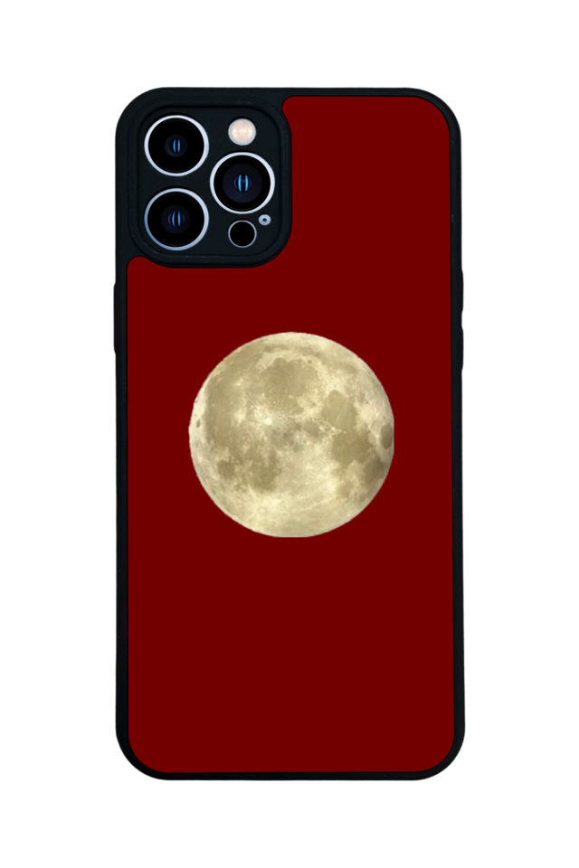 iPhone 13 Pro Max Uyumlu Kirmizi Tasarımlı Glossy Premium Kılıf