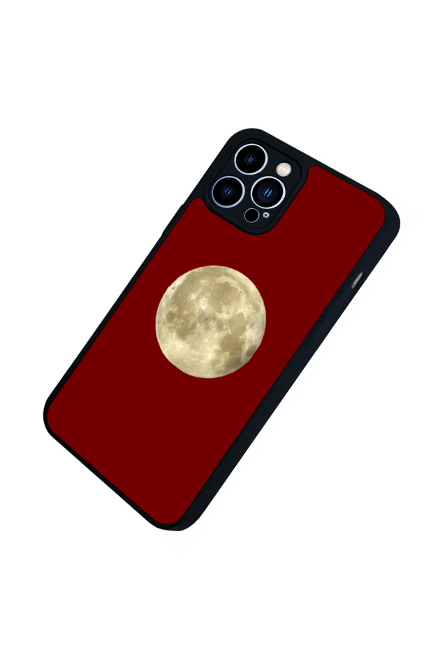 iPhone 13 Pro Max Uyumlu Kirmizi Tasarımlı Glossy Premium Kılıf