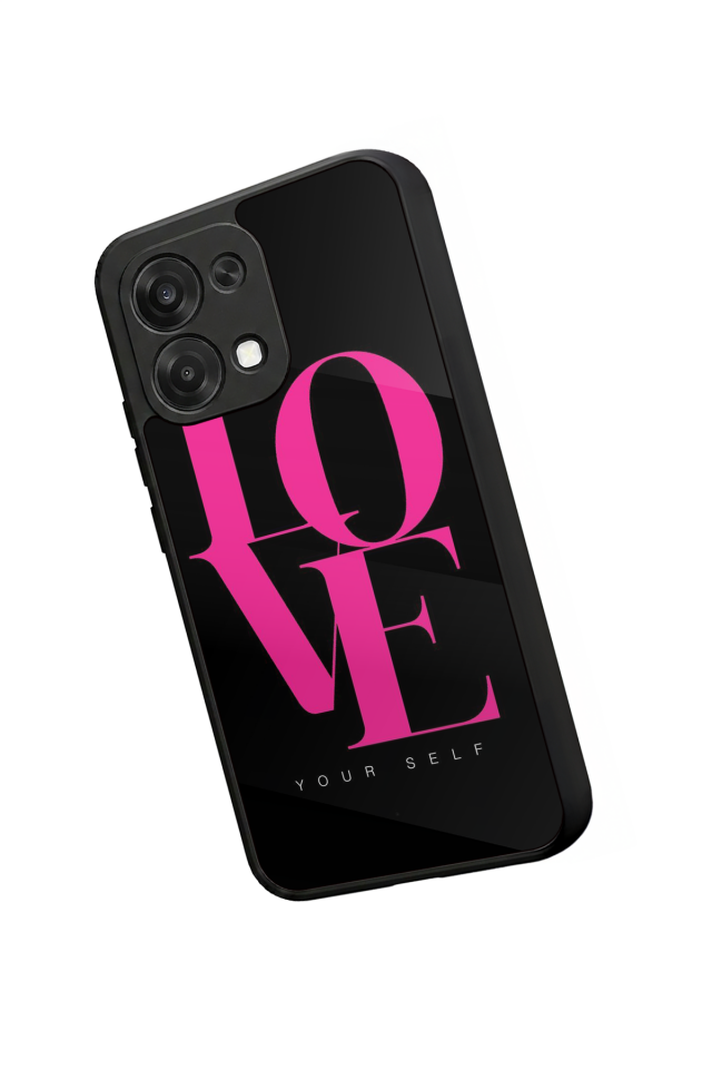 Oppo A6 Pro Uyumlu Love Tasarımlı Glossy Premium Kılıf