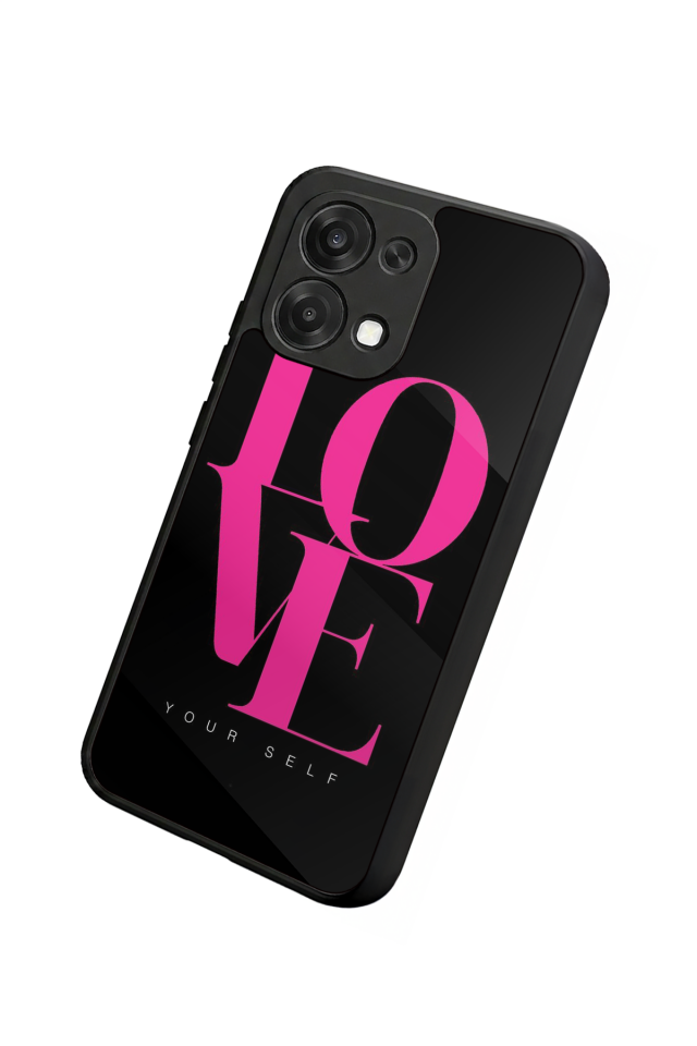 Oppo A6 Pro Uyumlu Love Tasarımlı Glossy Premium Kılıf