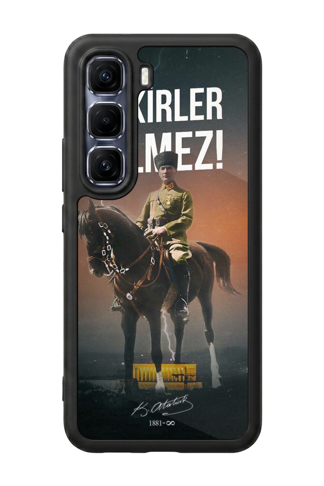 Infinix Hot 60 Pro Plus Uyumlu Mustafa Kemal Ataturk Tasarımlı Glossy Premium Kılıf