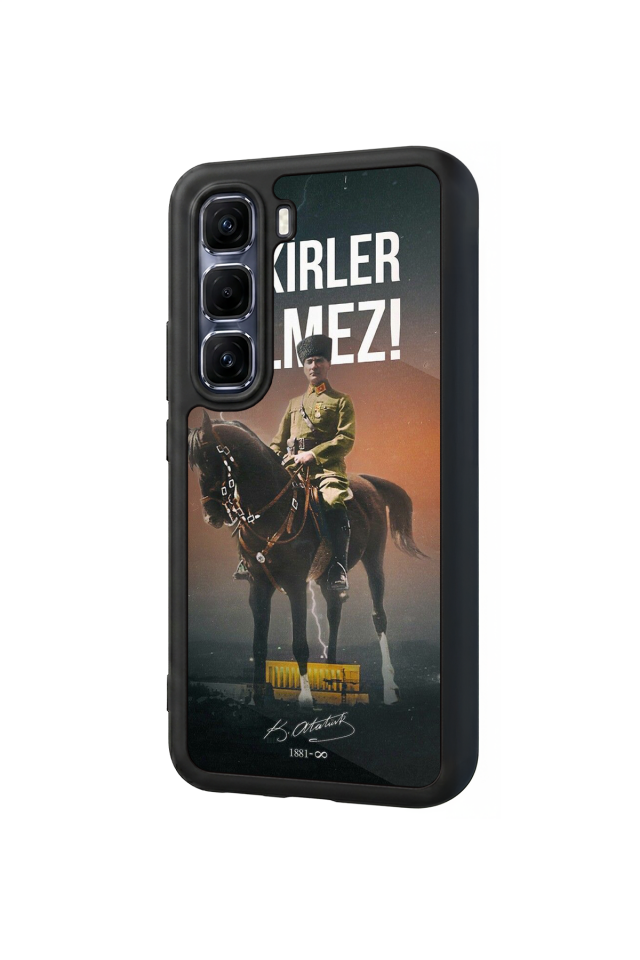 Infinix Hot 60 Pro Plus Uyumlu Mustafa Kemal Ataturk Tasarımlı Glossy Premium Kılıf