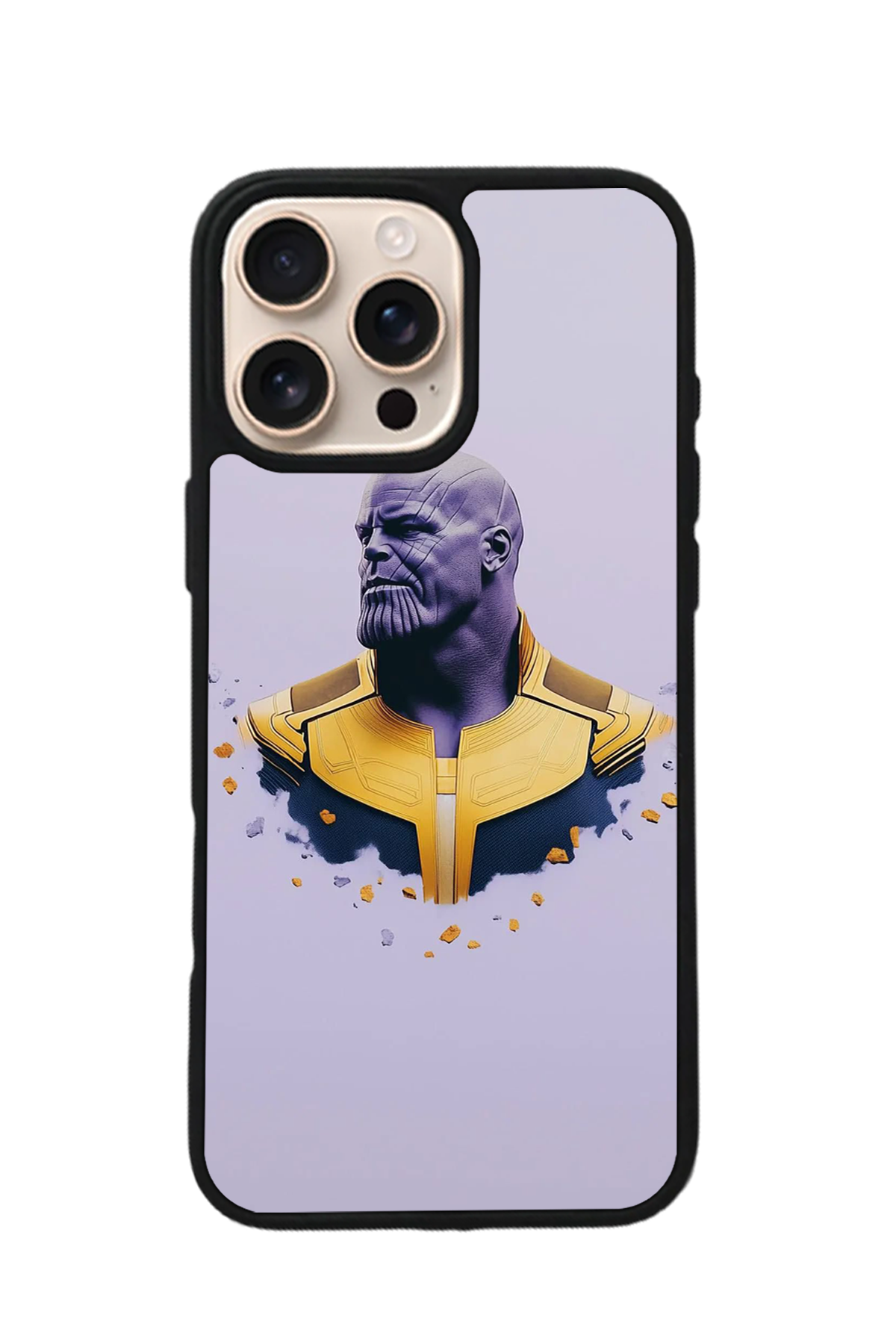 iPhone 16 Pro Uyumlu Thanos Tasarımlı Glossy Premium Kılıf