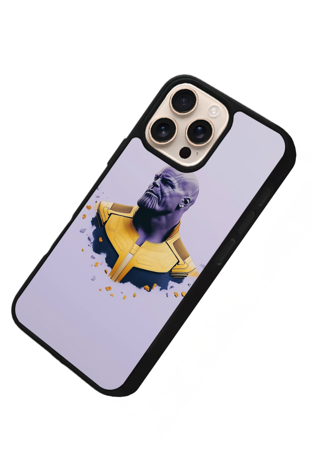 iPhone 16 Pro Uyumlu Thanos Tasarımlı Glossy Premium Kılıf