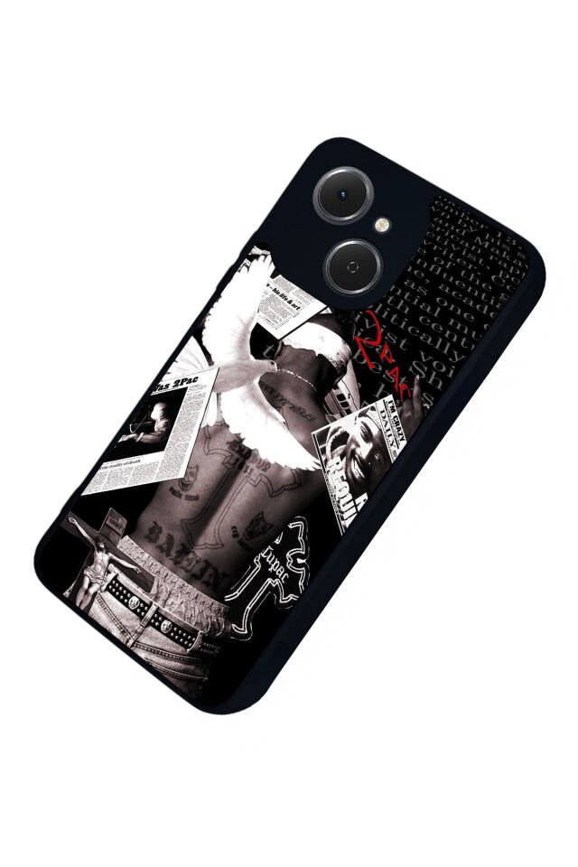 Tecno Spark 40C Uyumlu Tupac Tasarımlı Glossy Premium Kılıf