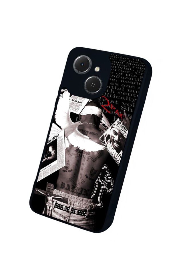 Tecno Spark 40C Uyumlu Tupac Tasarımlı Glossy Premium Kılıf