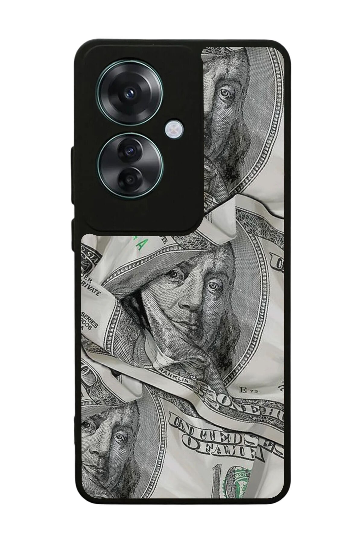 Oppo Reno 11F Uyumlu Money Para Tasarımlı Glossy Premium Kılıf