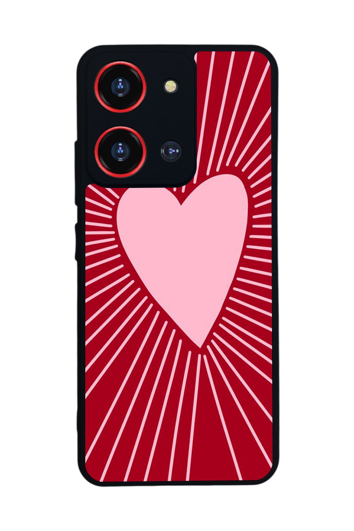 Reeder S19 Max Pro S ZOOM Uyumlu Kalp Love Tasarımlı Glossy Premium Kılıf