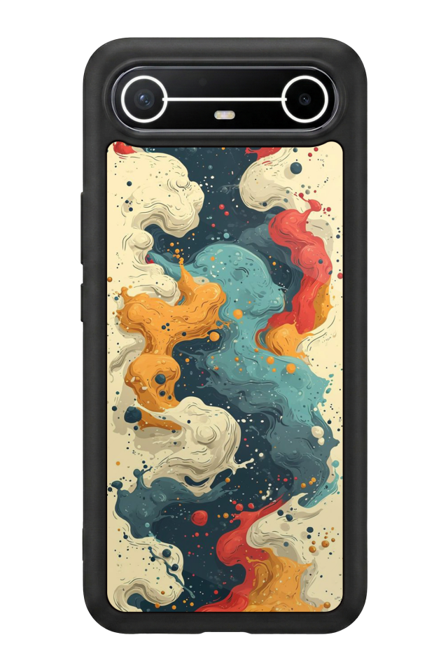 Tecno Spark Slim 5G Uyumlu Abstract Tasarımlı Glossy Premium Kılıf