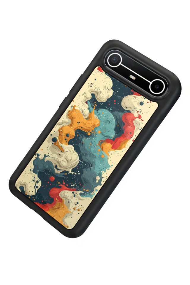 Tecno Spark Slim 5G Uyumlu Abstract Tasarımlı Glossy Premium Kılıf