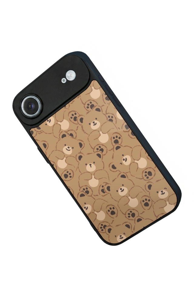 iPhone 17 Air Uyumlu Ayı Tasarımlı Glossy Premium Kılıf