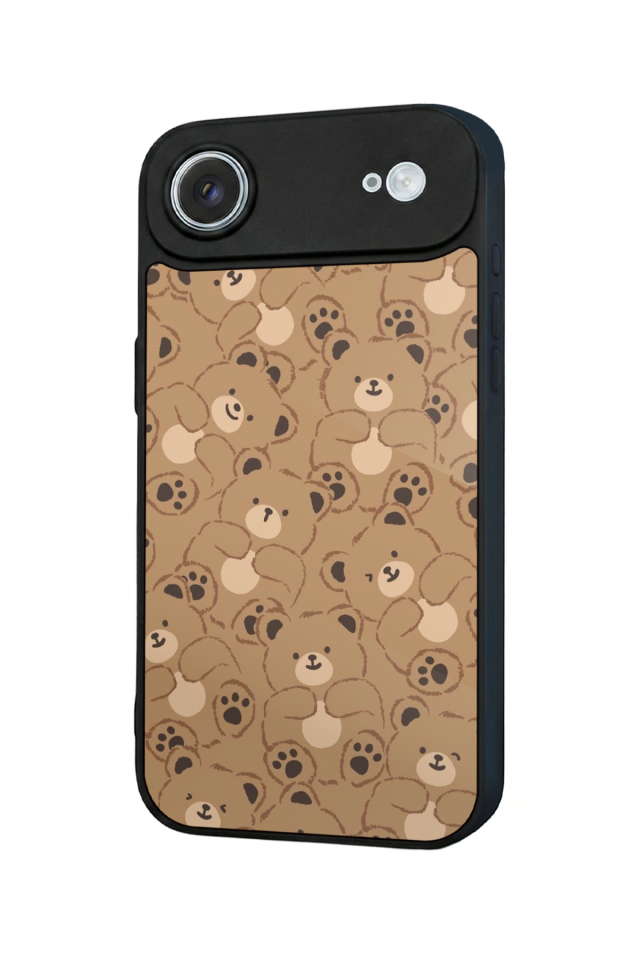 iPhone 17 Air Uyumlu Ayı Tasarımlı Glossy Premium Kılıf