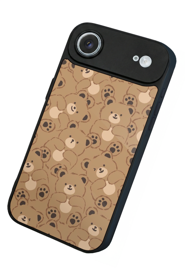 iPhone 17 Air Uyumlu Ayı Tasarımlı Glossy Premium Kılıf