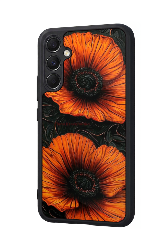 Samsung Galaxy A34 Uyumlu Botanik Tasarımlı Glossy Premium Kılıf