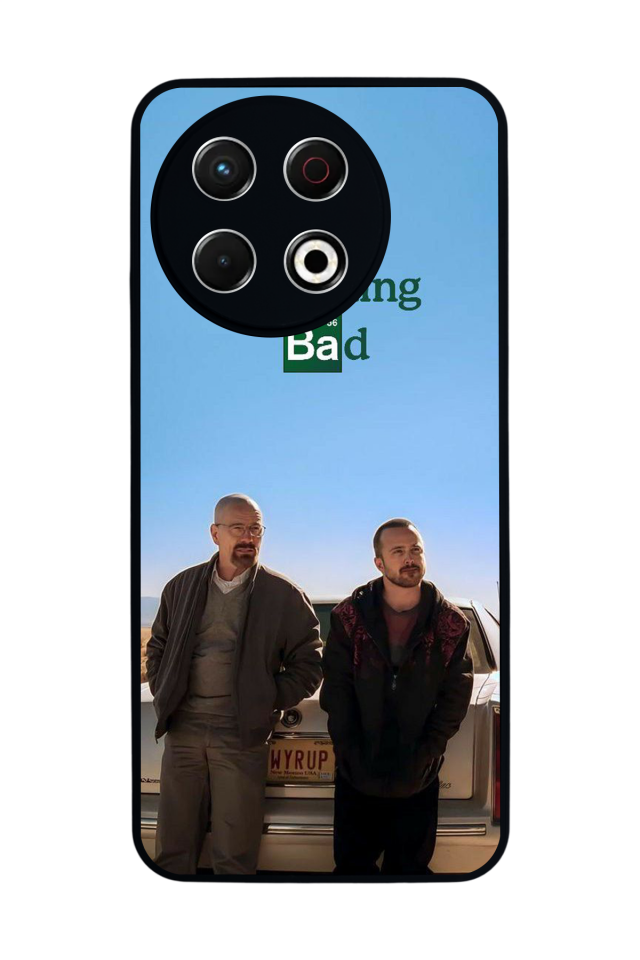 Tecno Spark 30 Pro Uyumlu BreakingBad Tasarımlı Glossy Premium Kılıf