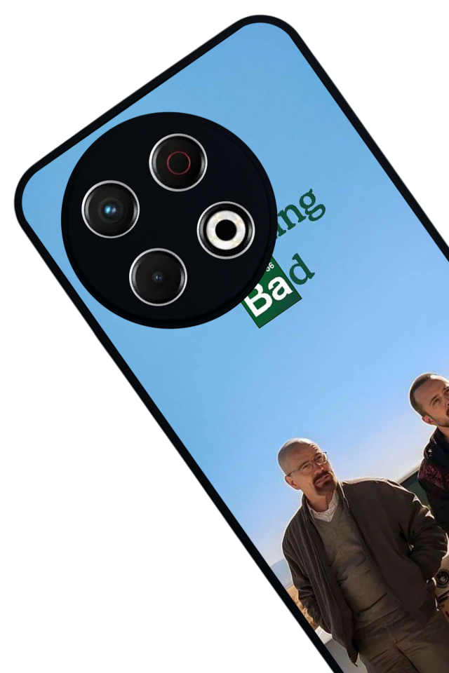 Tecno Spark 30 Pro Uyumlu BreakingBad Tasarımlı Glossy Premium Kılıf